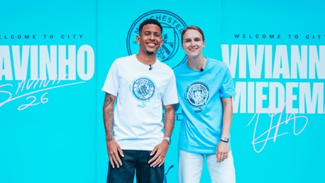 Galeria: Bem-vindos ao Manchester City, Savinho e Miedema