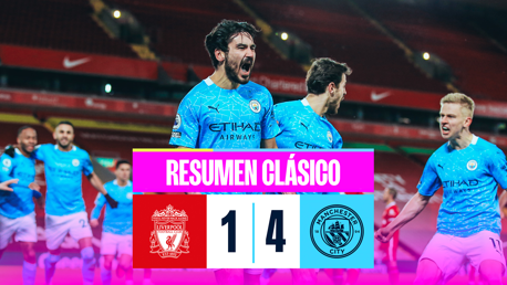 Liverpool 1-4 City: resumen clásico