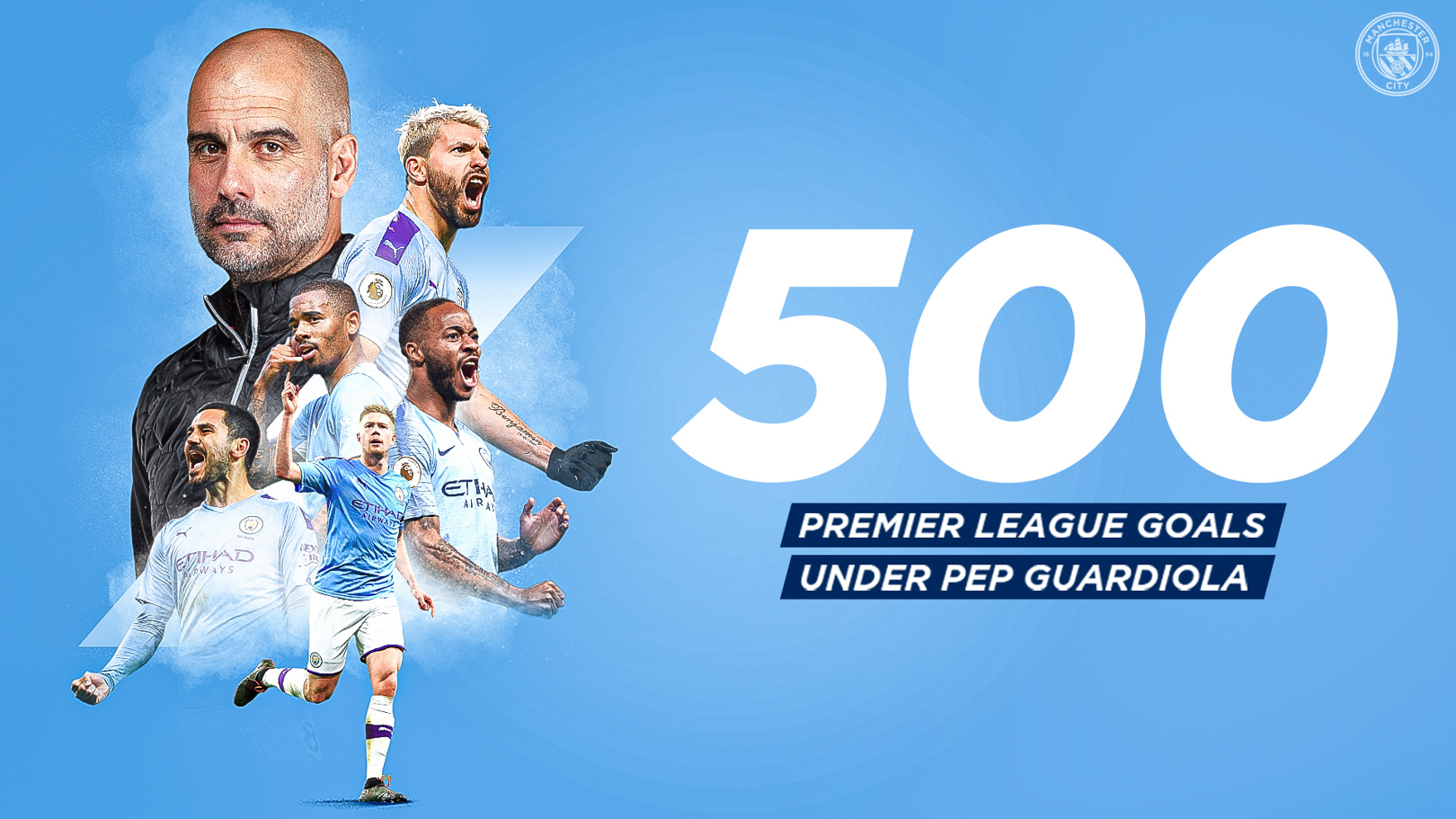 Guardiola se torna o técnico mais rápido a alcançar 500 gols na Premier League