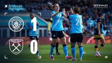 8-minute highlights: City 1-0 West Ham