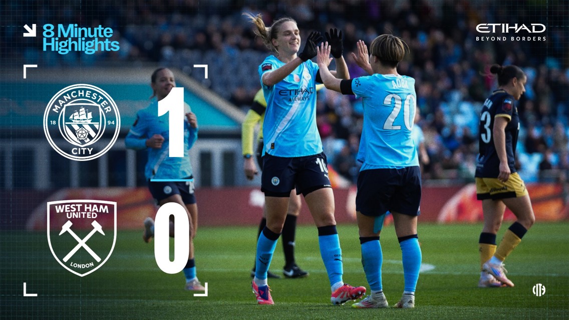 8-minute highlights: City 1-0 West Ham
