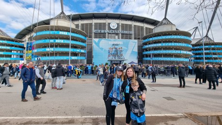 City surprise family with unforgettable first Etihad visit