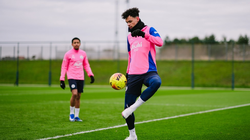 ON THE BALL : Nico O'Reilly keeps it in the air