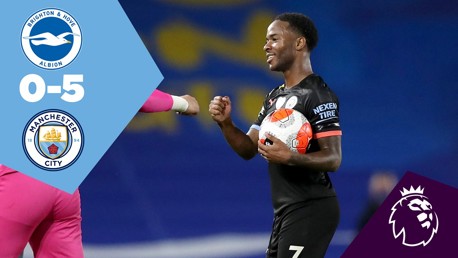 Ulangan Penuh Pertandingan: Brighton vs City