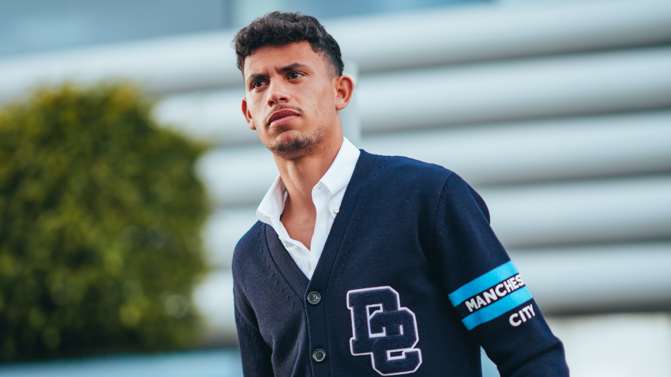 MAIDEN TRIP : Matheus Nunes heads off for his first City away game in the Champions League