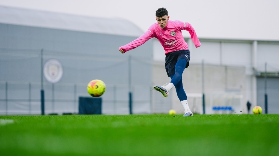 PHIL FODEN: Shooting practice for our gifted playmaker
