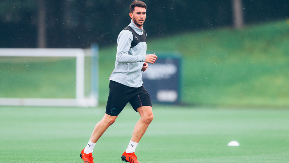 SOLID ROCK: Aymeric Laporte moves through the gears