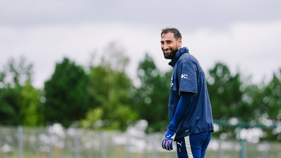 HAPPY ONE : GIanluigi Donnarumma is all smiles