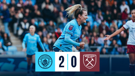 City 2-0 West Ham: resumen