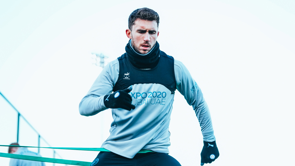 LAPORTING FOR DUTY : Aymeric Laporte sharpens up