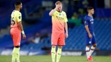 DISAPPOINTMENT: De Bruyne looks dejected at full-time.