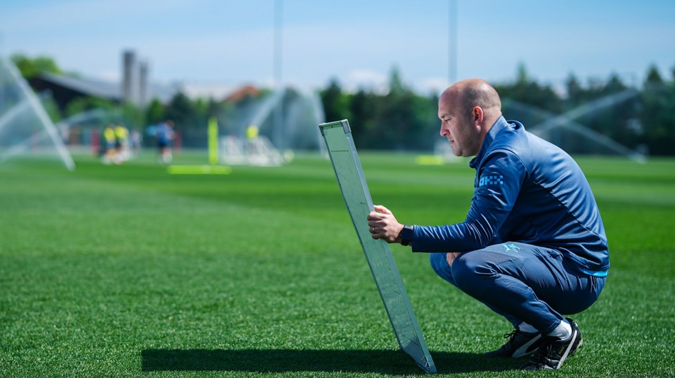Nick Cushing - hopefully honing his masterplan for the derby...