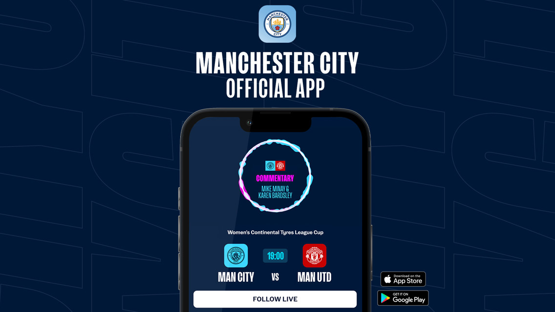 How to follow City v United on our official app