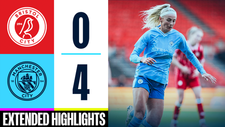 Extended highlights: Bristol City 0-4 City