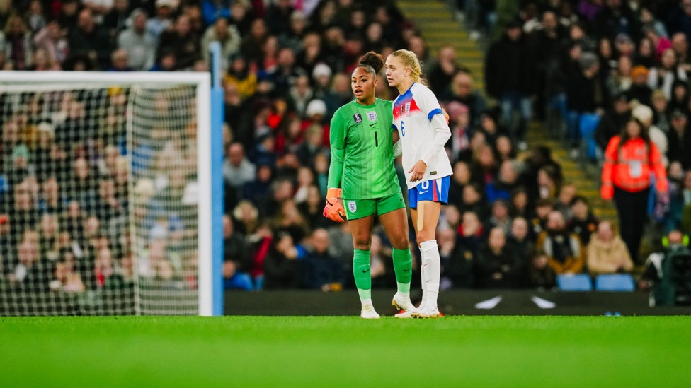 TWO CHILDHOOD BLUES : Keating and former Blue Esme Morgan side by side. 