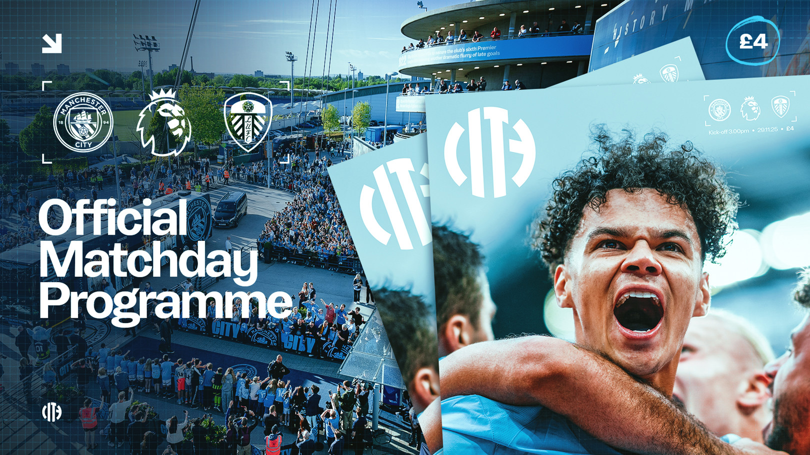 City v Leeds programme: Josko Gvardiol interview, Nico O’Reilly cover and Michael Brown preview