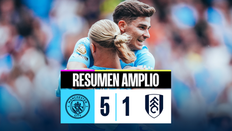 City 5-1 Fulham: resumen amplio