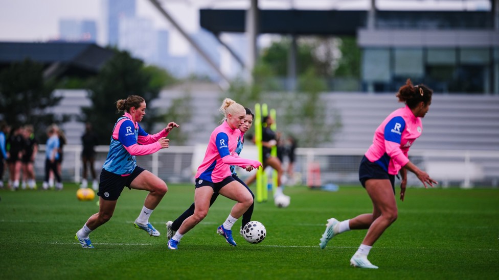 DRIVING FORCE: Laura Blindkilde Brown brings the ball forward