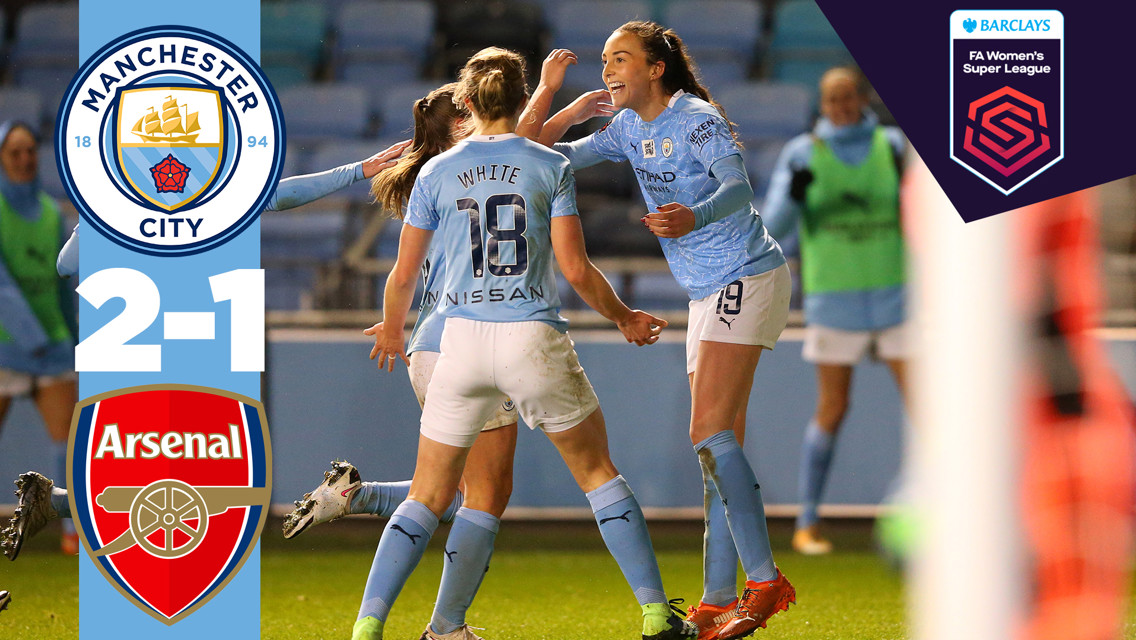 Match highlights: City 2-1 Arsenal