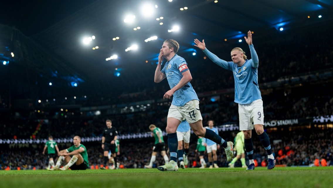 It will be emotional to see De Bruyne go, says Haaland