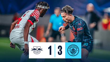 [하이라이트] 라이프치히 1-3 맨시티(UCL G조 2R, 23/24)