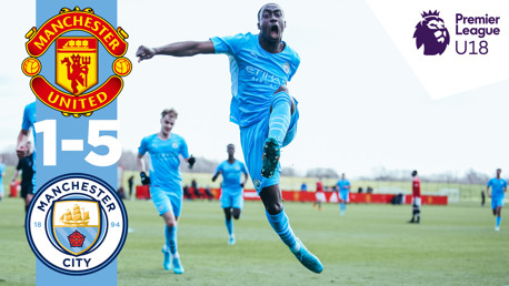 Highlights: Manchester United 1-5 City U18s 