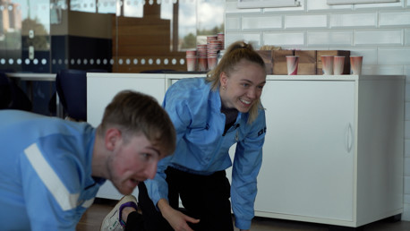 Esme Morgan attends City Play Together session
