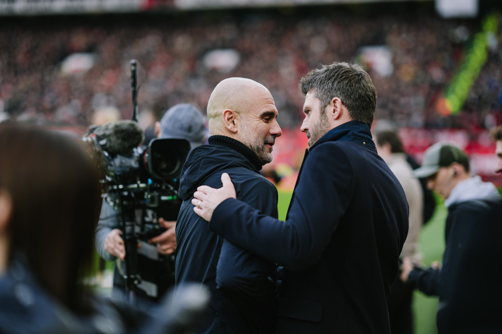 Pep e Michael Carrick.