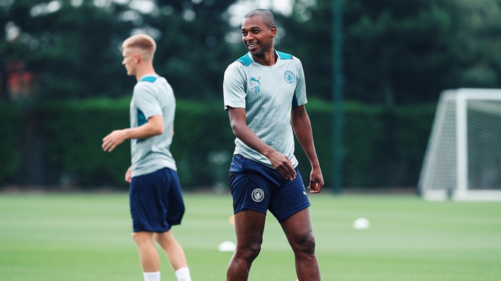 FERNTASTIC: Fernandinho going through the motions