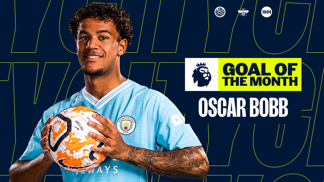 Oscar Bobb wins January Premier League Goal of the Month
