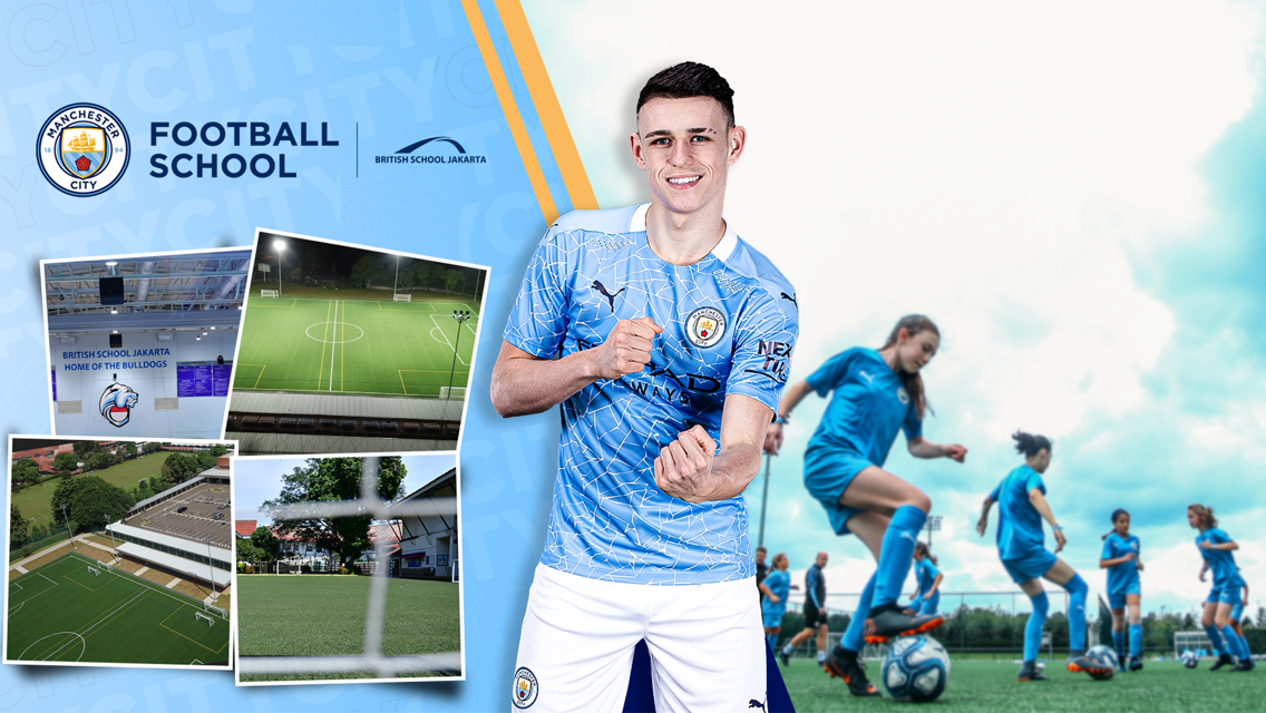 City dan British School Jakarta bekerja sama meluncurkan Manchester City Football School pertama di Indonesia