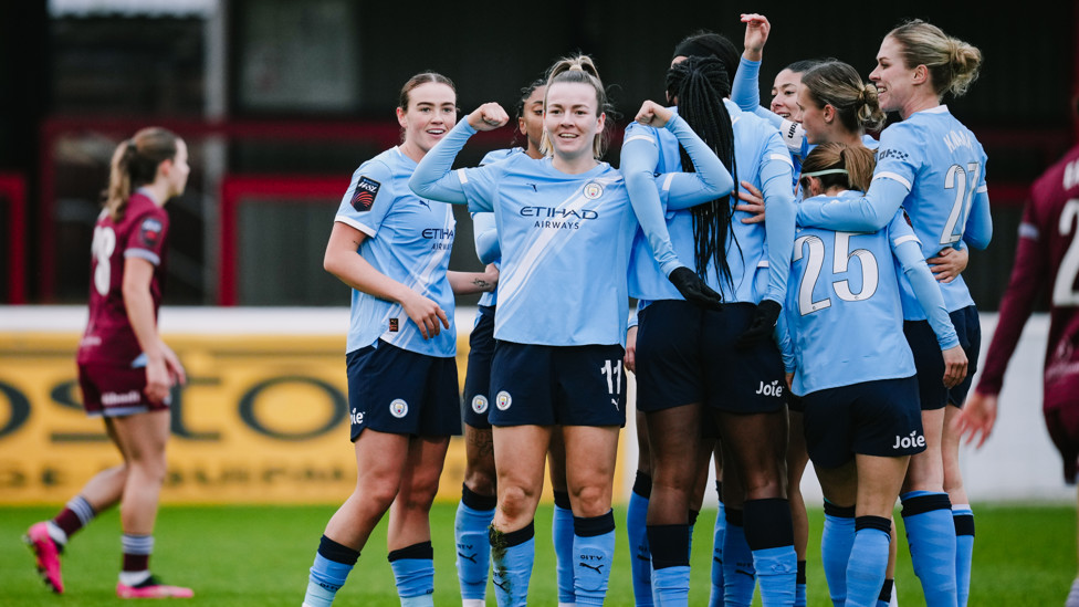 IT'S TWO  : Hemp pokes home our second and City have a commanding lead. 