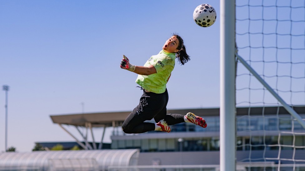 UP IN THE SKY  : Eartha Cumings leaps!