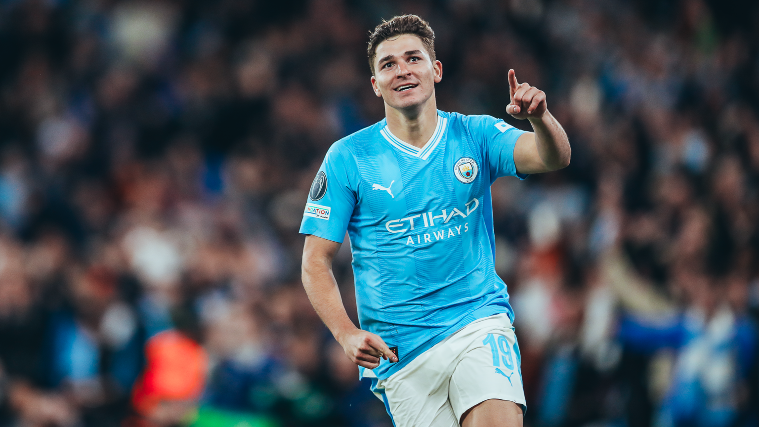 JOLLY JULIAN: Alvarez enjoyed that one!