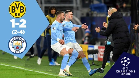 Dortmund 1-2 City: Full-match replay