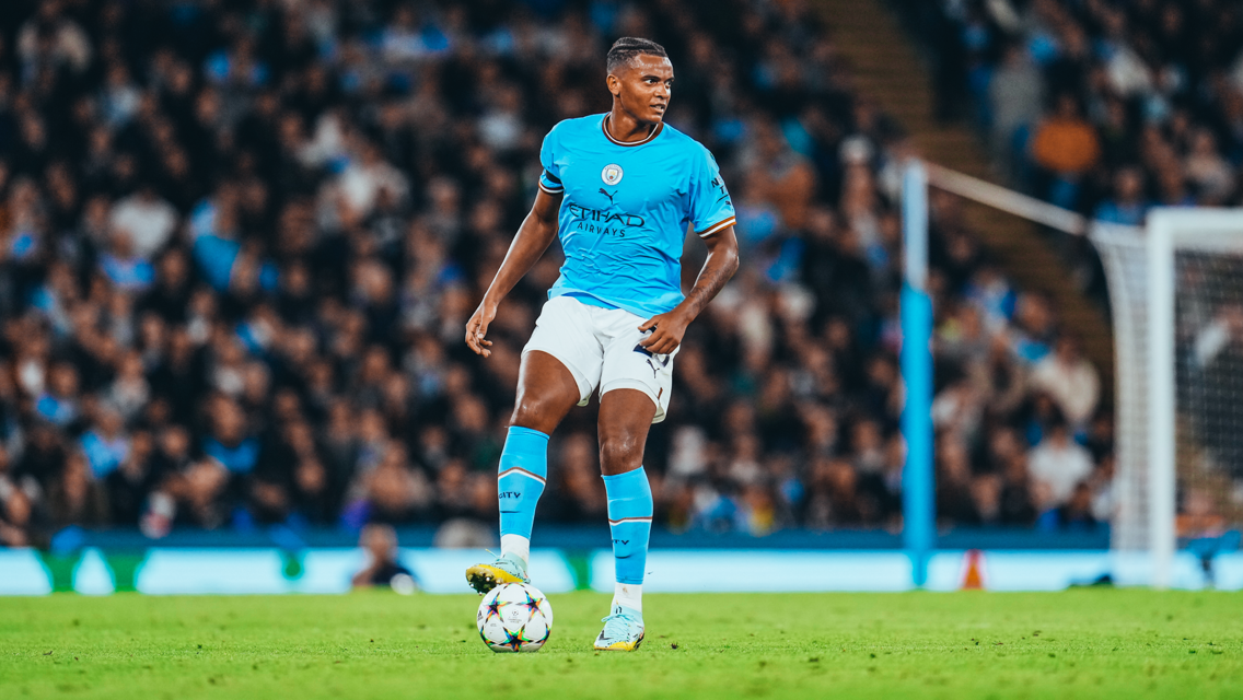 ON THE BALL: Calm in possession.