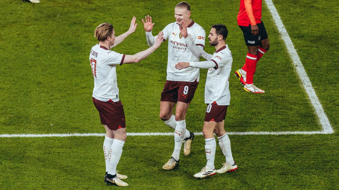 Haaland’s five goal haul equals City FA Cup scoring record