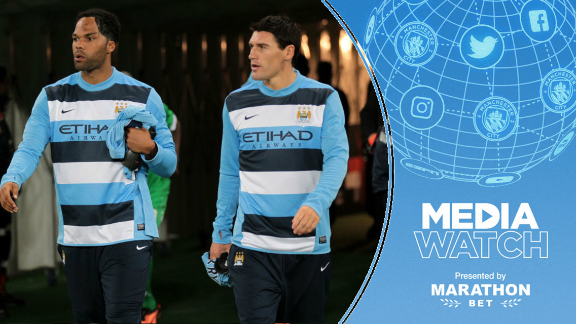 BLUE BOYS: Gareth Barry and Joleon Lescott have praised City's squad ahead of the new season.
