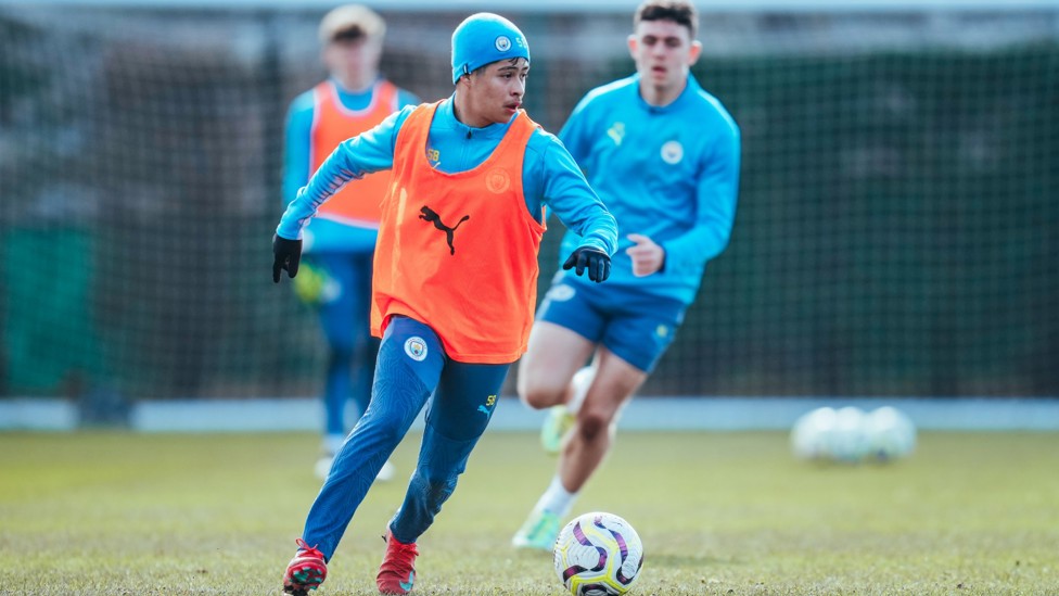 ALCALA-ZAM! : Alex Alcala dances around his team-mates.