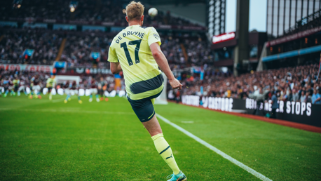 KICKING KEV: De Bruyne looks to inspire a City winner.
