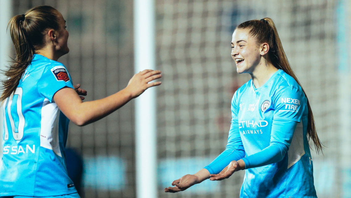 City sink Spurs to reach Conti Cup Final