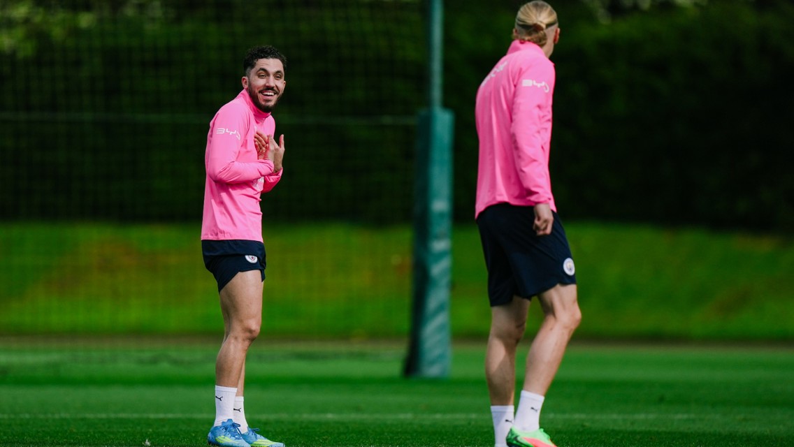 Training: Friday feeling before Arsenal clash