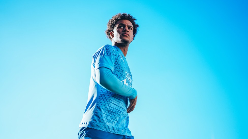 INTO THE BLUE : Oscar Bobb enjoying the sunshine