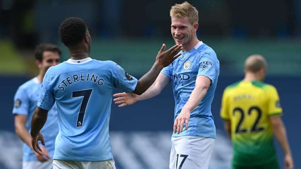 ALL SMILES : Our Belgian maestro clearly enjoyed his stunning goal.