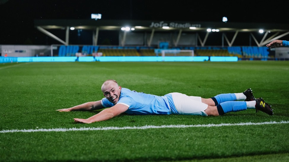 WHAT IT MEANS : Tevenan celebrates his first-ever FA Youth Cup goal. 