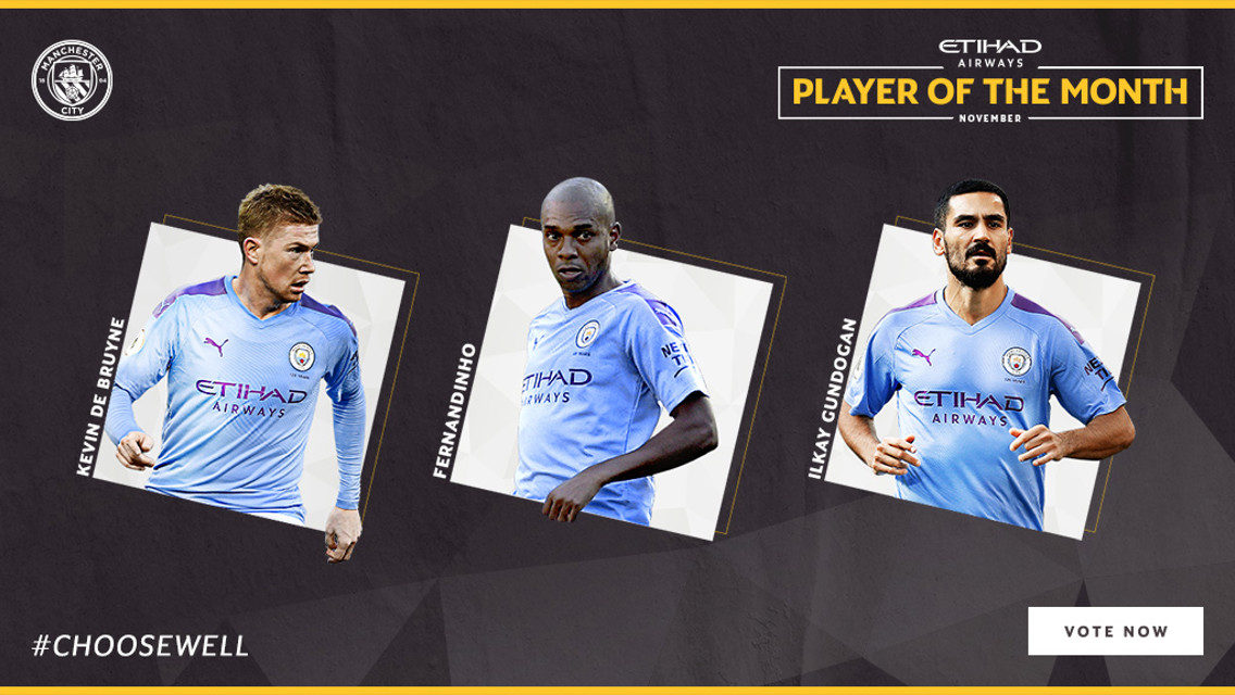 POTM VOTE: Fans can vote for the November Player of the Month 