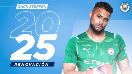 Zack Steffen amplia su contrato con el City 