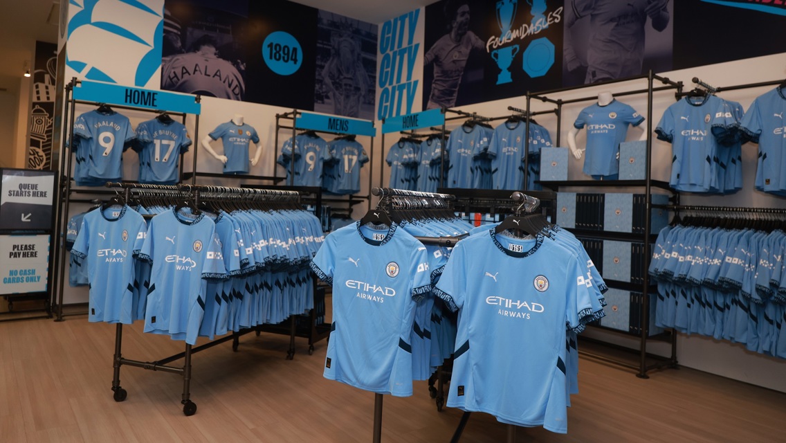 Manchester City opens pop-up-store in New York City
