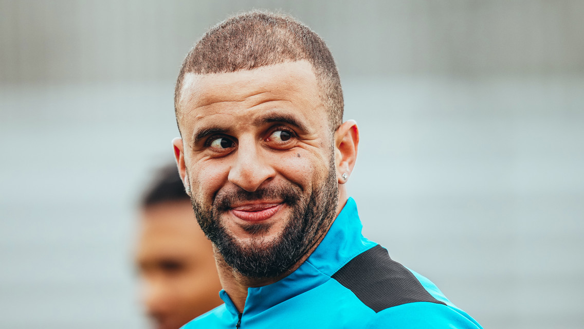 Gallery: Stones and Walker join in training ahead of Villa