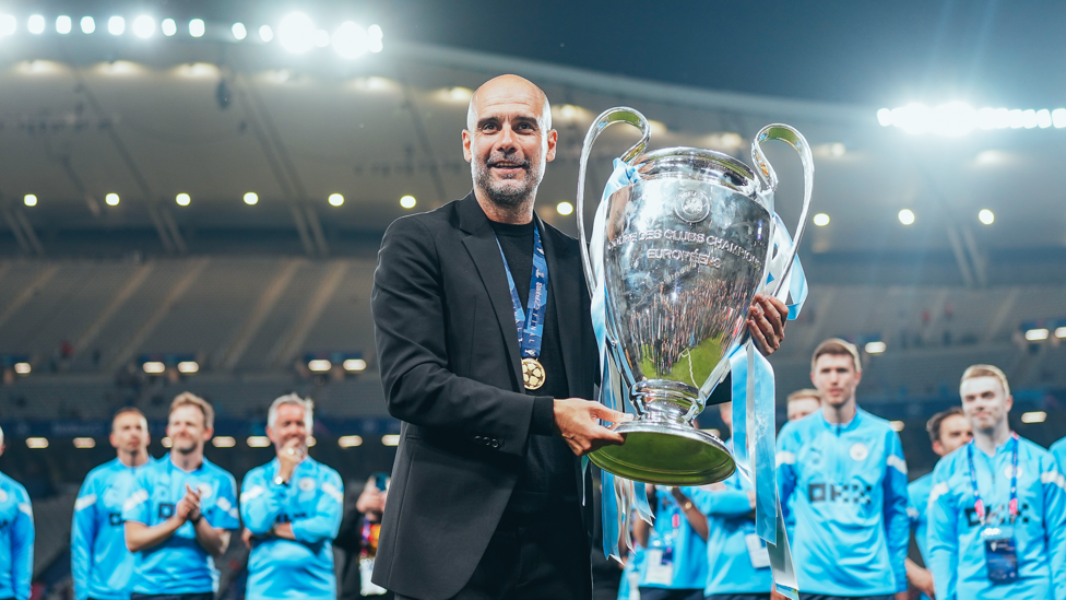 THE BOSS : Pep Guardiola, our manager!